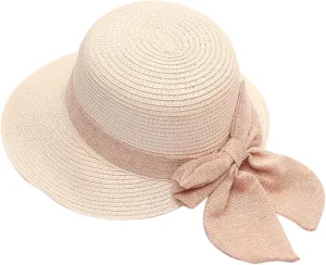 Women Straw Hats Caps Sunbonnet Summer Wide Brim Floppy Beach Sun Visor Bucket Hat Boonie Buckets Hat