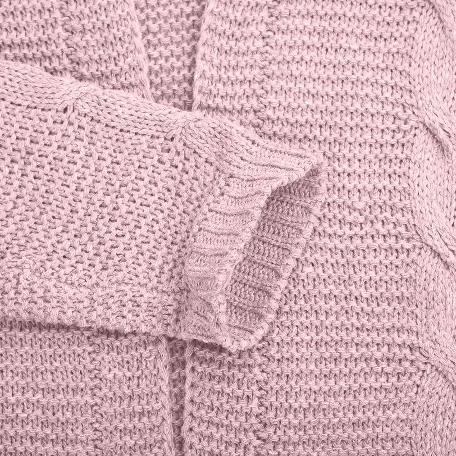 Womens 2024 Fall Winter Clothes Open Front Chunky Knit Hoodies Sweater Loose Long Sleeve Cardigan Casual Outwear Coat