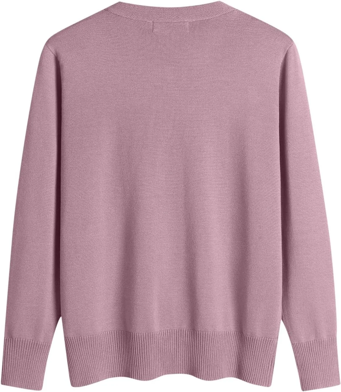 Womens Button Down Sweaters Lightweight Open Front Cardigan V Neck Long Sleeve Knitted Fall Tops Soft Outwear Sweater