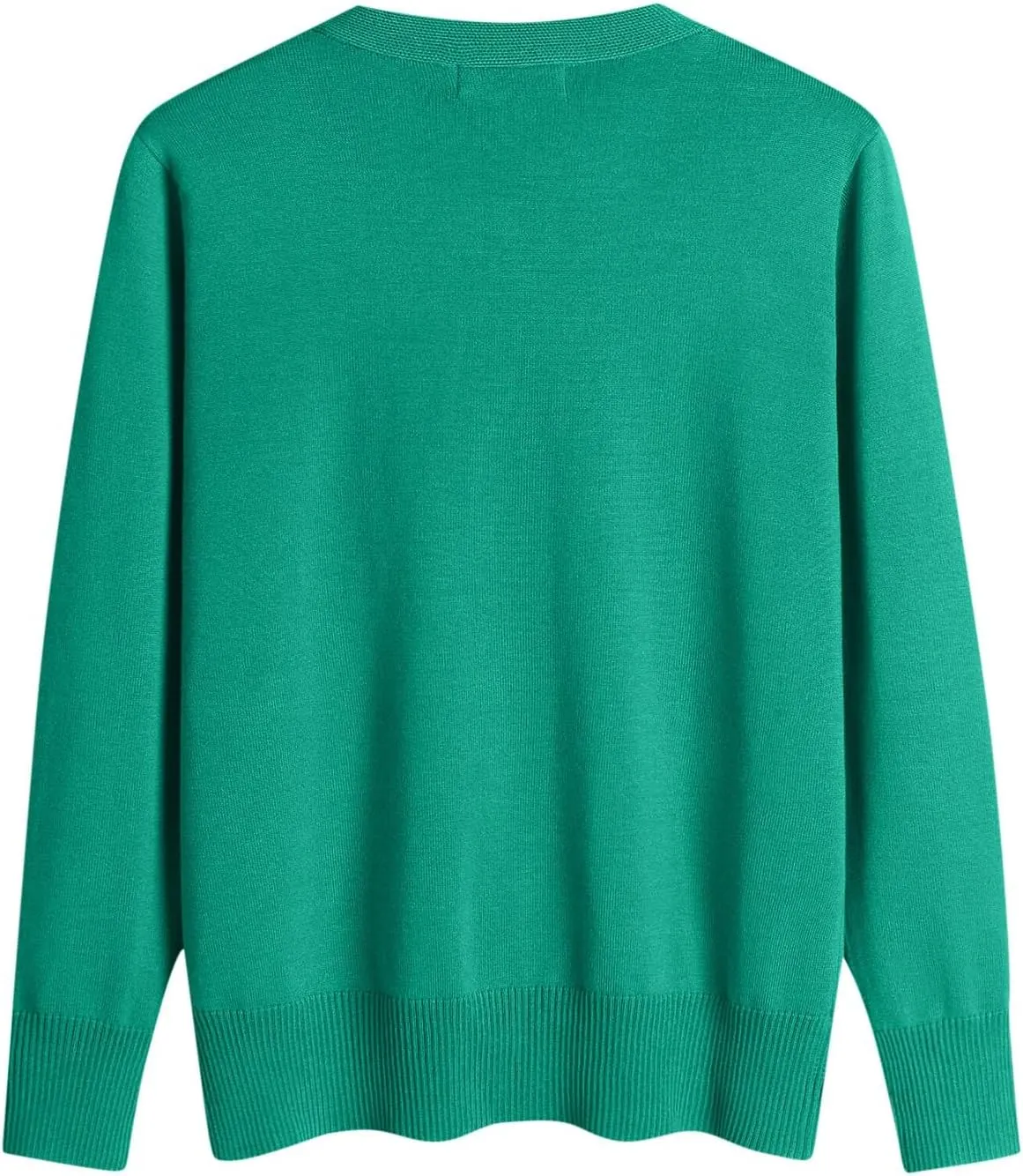 Womens Button Down Sweaters Lightweight Open Front Cardigan V Neck Long Sleeve Knitted Fall Tops Soft Outwear Sweater