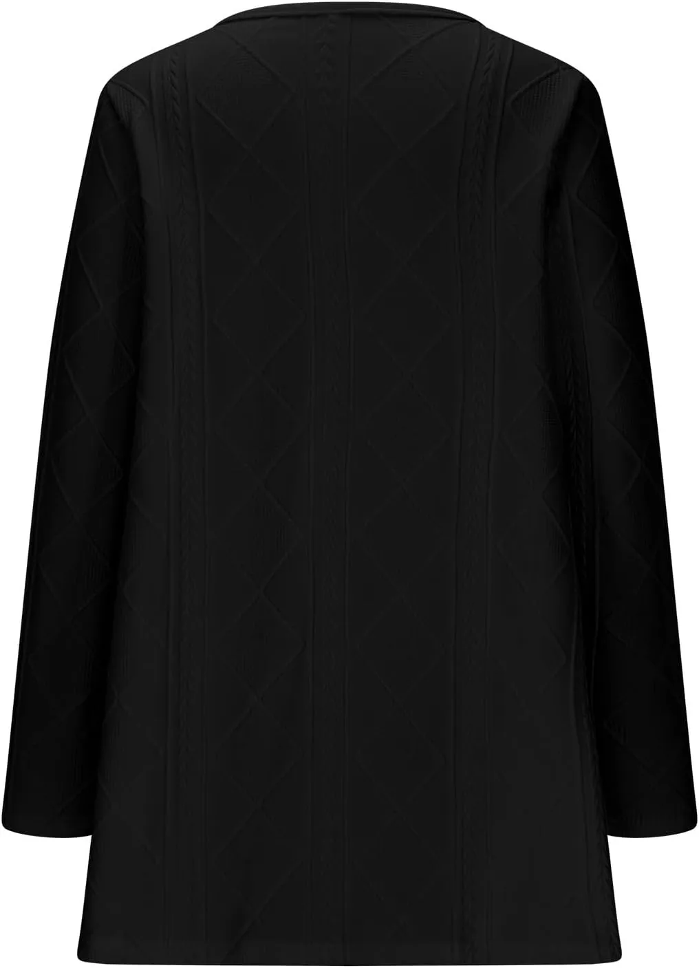 Womens Cable Knit Open Front Cardigan Sweaters Dressy Casual Long Sleeve Lightweight Long Coat Jacket Outwear