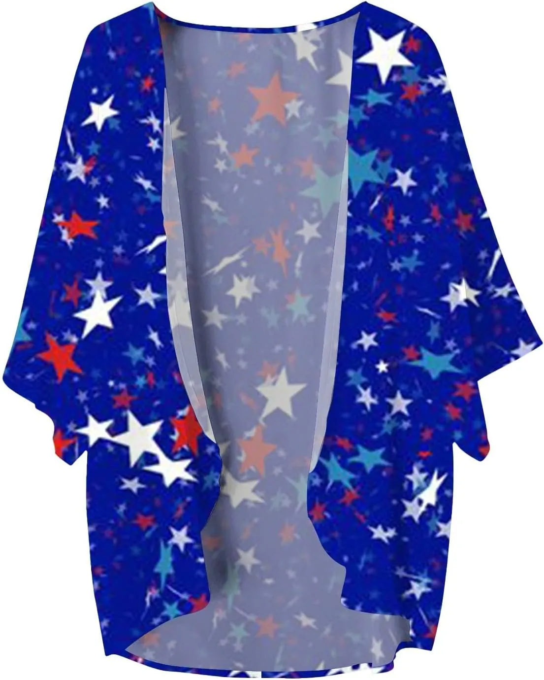 Women's Casual Fashion Print Lightweight and Comfortable Beach Vacation Chiffon Cardigan Classic Knit Cardigan
