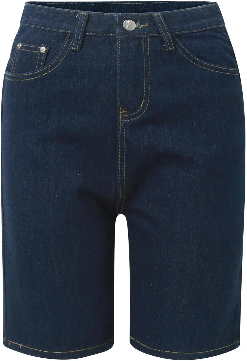 Womens Denim Shorts High Waisted Stretch High Waisted Lounge Classic Casual Jean Shorts Denim Trousers with Pockets