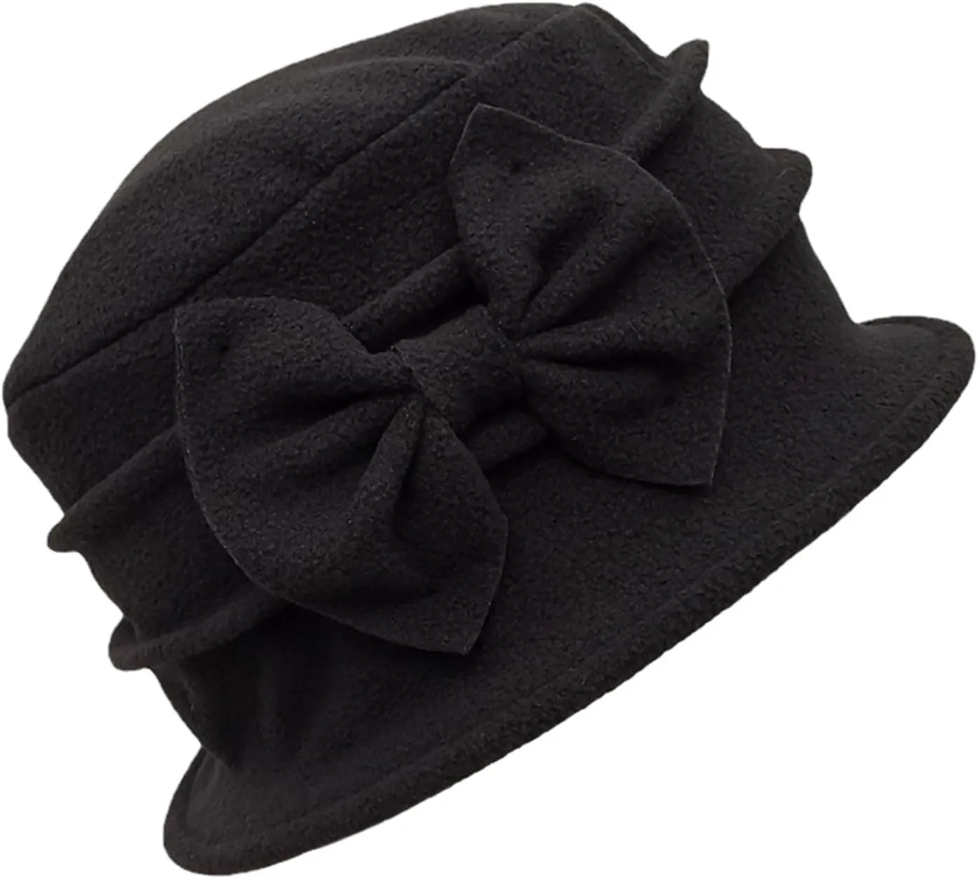 Women's Elegant Bucket Hat Wide Brim Outdoor Bow Tie Decoration Cap Casual 2025 Summer Sun Protection Hat