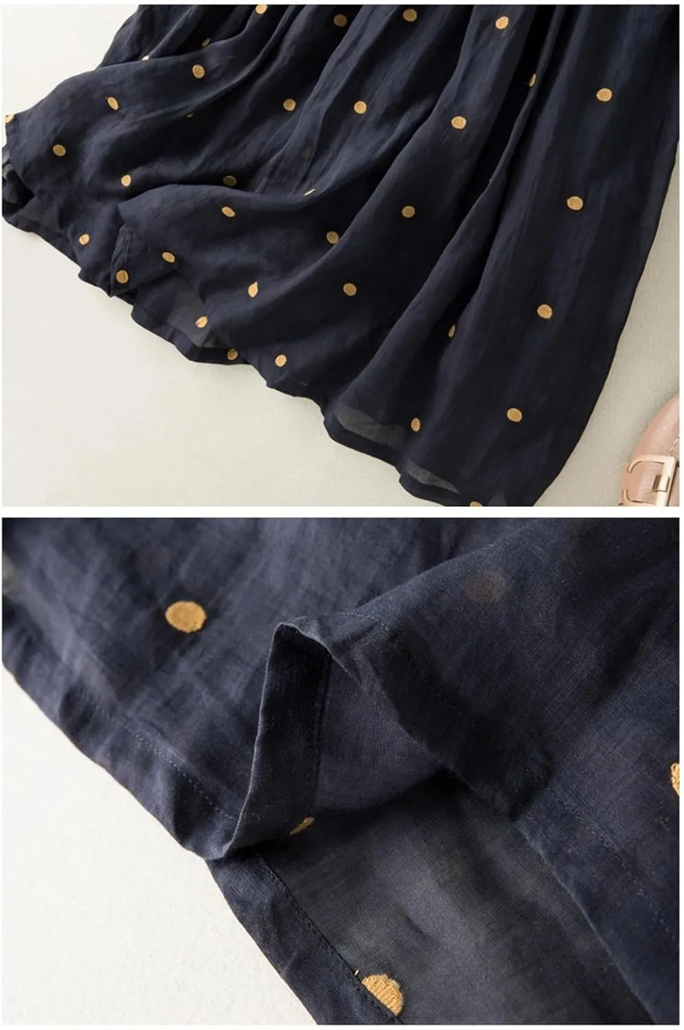 Womens Maxi Skirt for Vacation Color Block Retro A-Line Pleated Drawstring Elastic High Waist Casual Summer Skirts