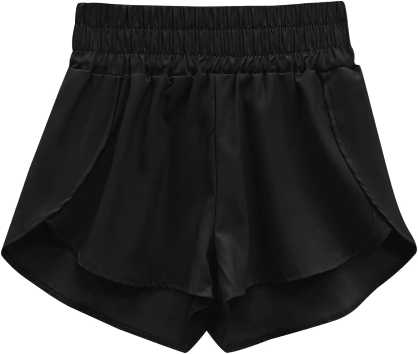 Womens Running Shorts Elastic High Waist Shorts Summer Quick Dry Shorts Casual Comfy Gym Short Outdoor Athletic Hiking