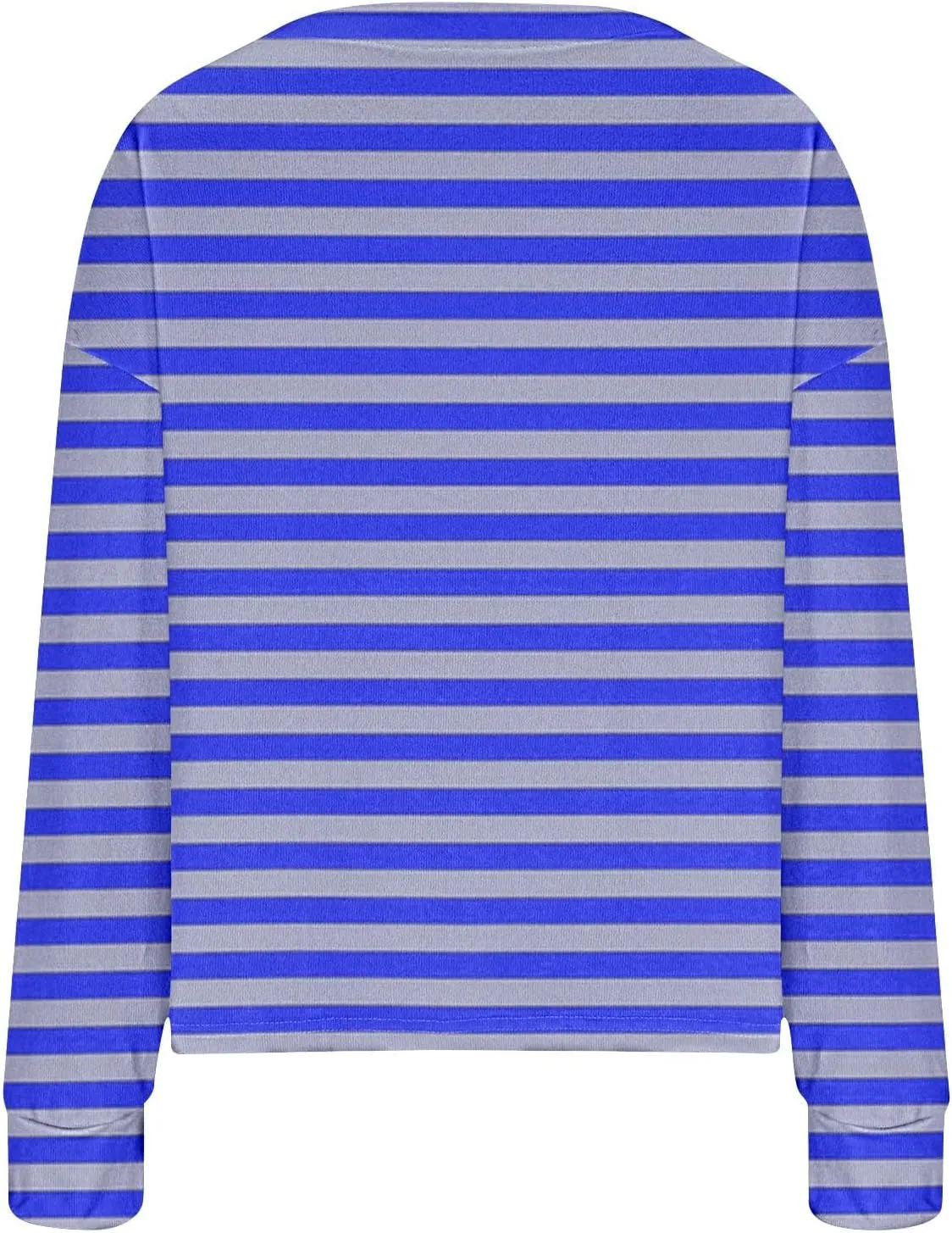 Women's Striped Cardigan Sweater 2024 Lightweight Fall Printed Knit Outerwear Casual V Neck Button Down Coats
