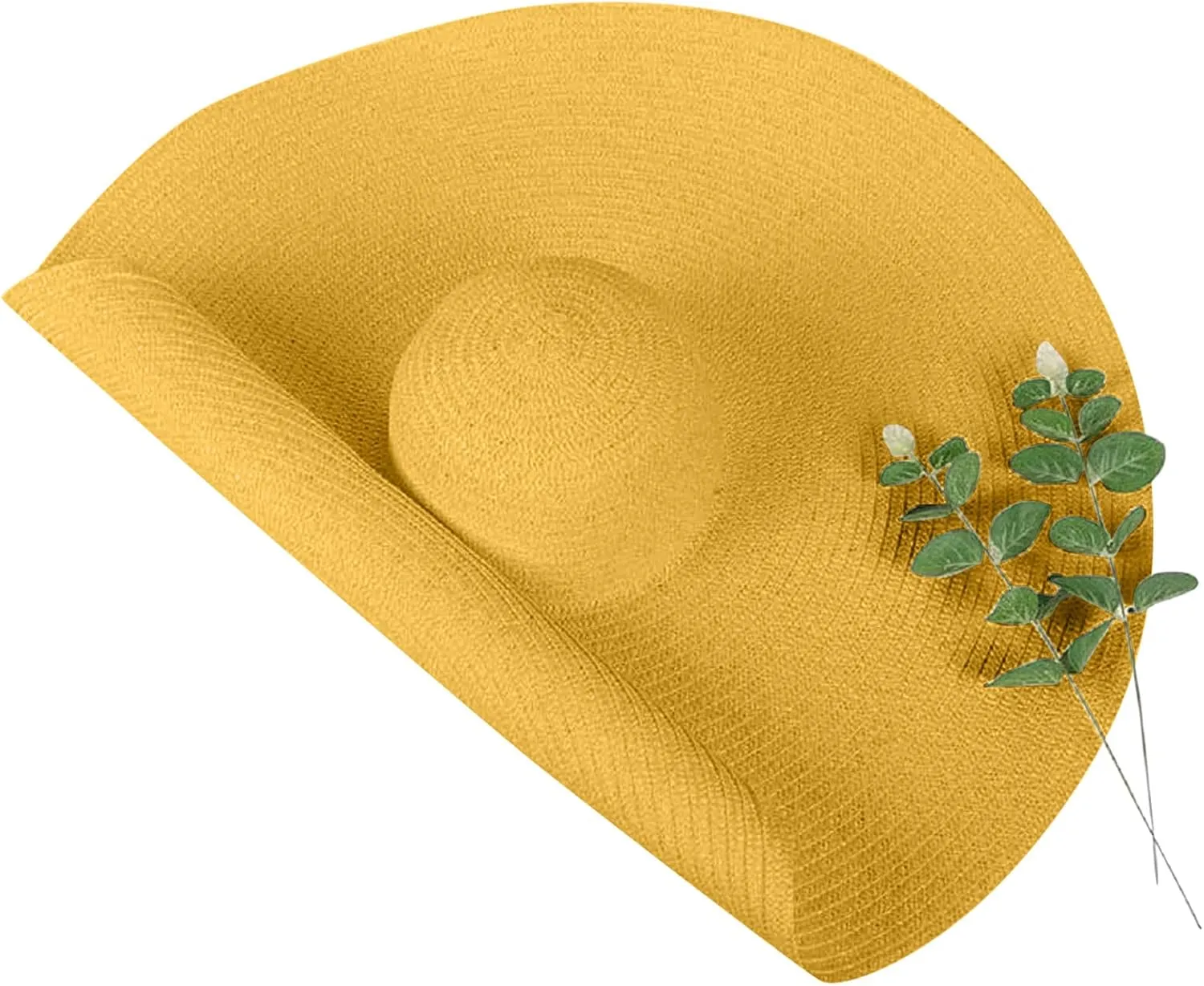 Women's Summer Outdoor Wide Brim Oversized Sun Hat Large Beach Hats for Women Floppy Foldable Straw Sun Hat