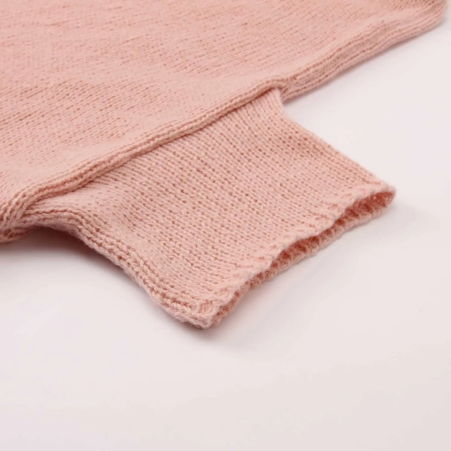 Womens Sweaters Cable Knit Round Neck Solid Color Long Sleeve Soft Lightweight Casual Jumper Tops