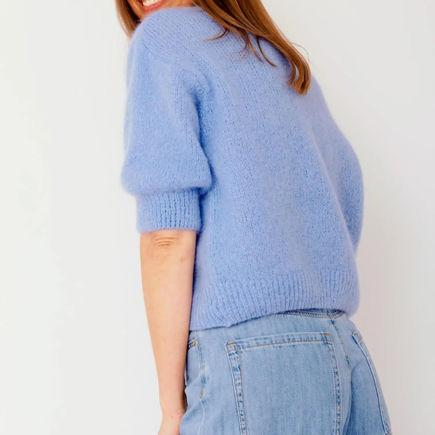Women's Y2K Button Down Cardigans Shirts Summer Short Sleeve Knitted Blouse Top Going Out Cropped Knit Tops