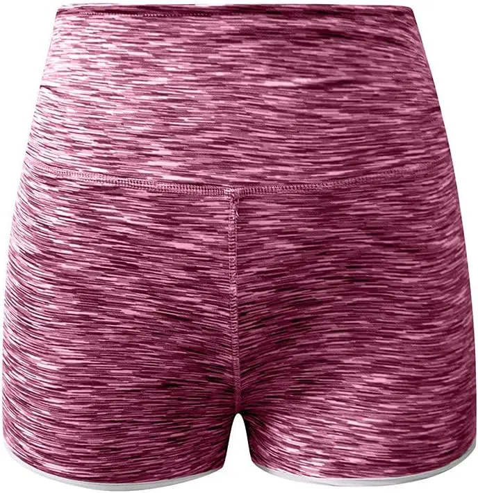Yoga Shorts for Women High Waist Seamless Sculpting Compression Active Shorts with Lightweight FabricCasual Sports