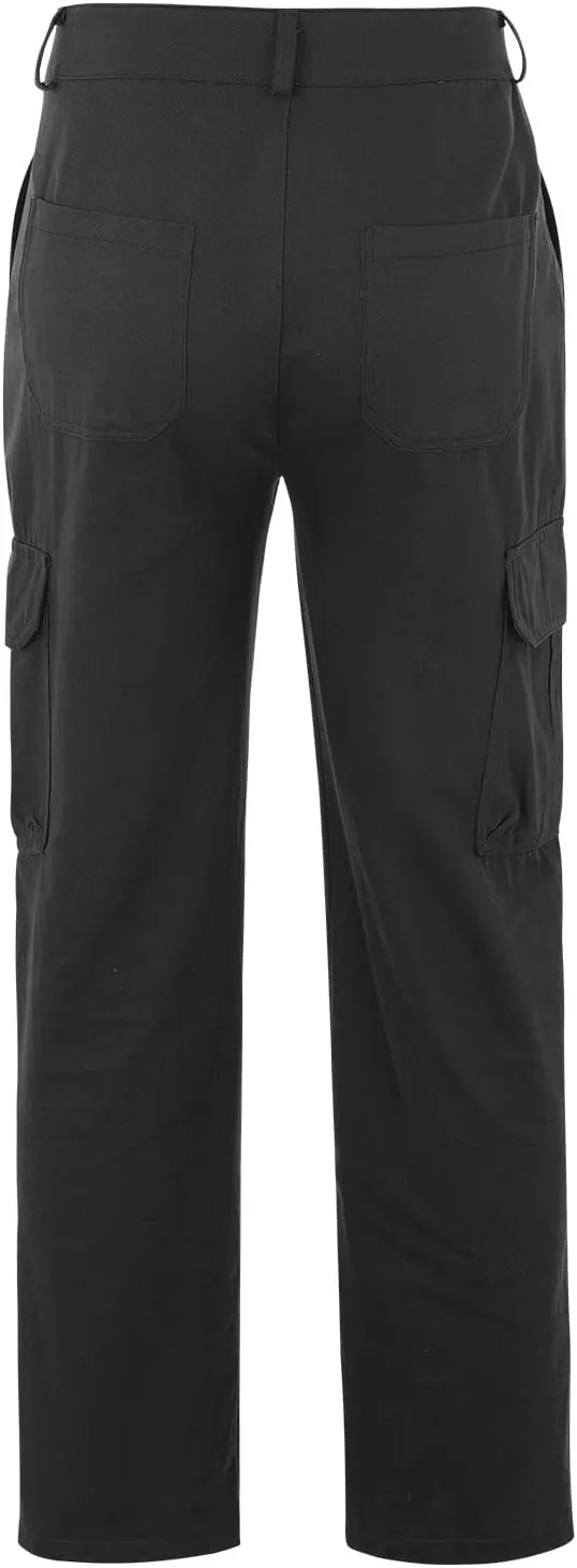 ZYXTIM Big and Tall Men Cargo Jogger Sweat Pants Elastic Bottom Ripstop Hiking Work Pants Relaxed Fit Elastic Waisted Outdoor